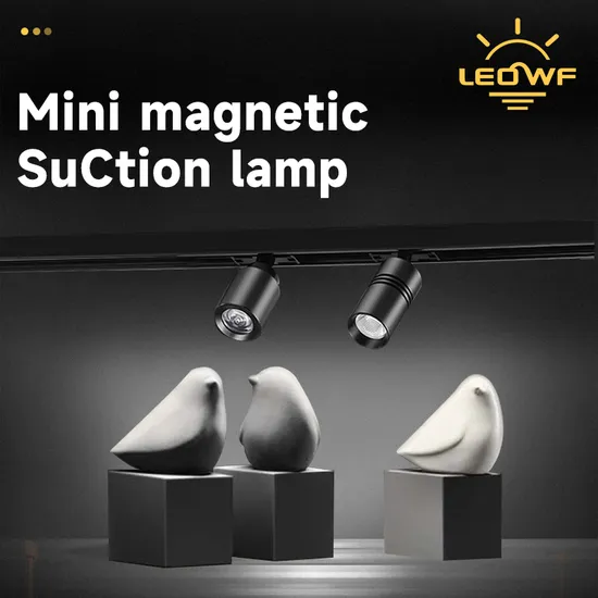 Multifunctional Adjustable Focus Mini LED Track Light for Jewelry Artwork Display Spotlighting 