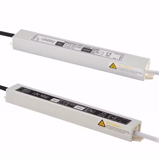 AC to DC 12V 24V 20W 30W 60W 100W 150W 200W 250W 300W LED Power Transformer Waterproof